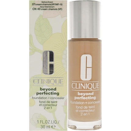 Fond de ten si Corector, Clinique Beyond Perfecting, CN 40 Cream Chamois, 30ml