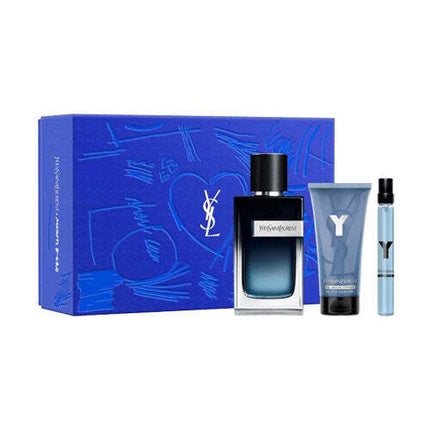 Set Parfum YSL Y Eau de Parfum 100ml + 10ml + Gel de Duș