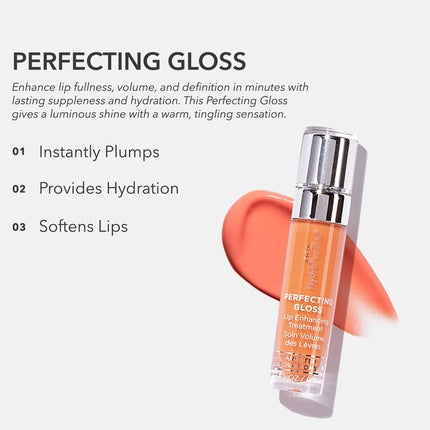 Tratament buze Hydropeptide Perfecting Gloss - Volumizant, Culoare Coral