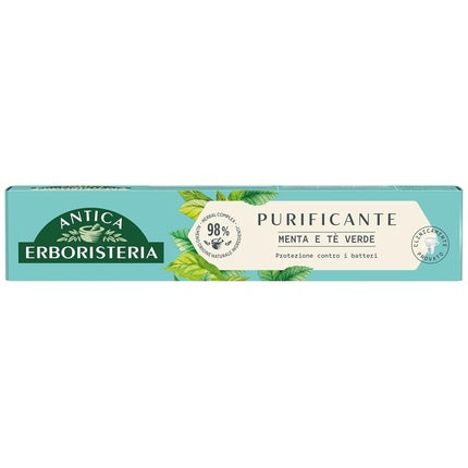 Pastă de dinți Antica Erboristeria Purificante Menta și Ceai Verde, 75ml