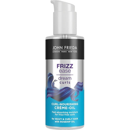 Crema de stilaj John Frieda Frizz Ease Dream Curls, Curl-Nourishing Creme-Oil, 100ml