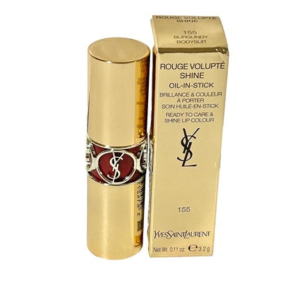 Ruj Yves Saint Laurent Rouge Volupté Shine 155 Bordo