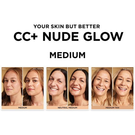 Fond de ten It Cosmetics CC+ Nude Glow, Mediu, 1g