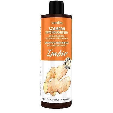 Șampon pentru păr slăbit și uscat cu ghimbir, Venita, Trycho Hair, 300ml