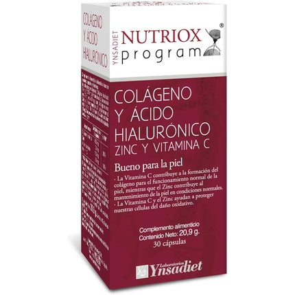 Capsule colagen Ynsadiet, acid hialuronic, 30 bucati