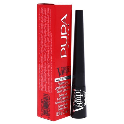 Eyeliner Pupa Vamp! Definition, negru lucios, rezistent la apă