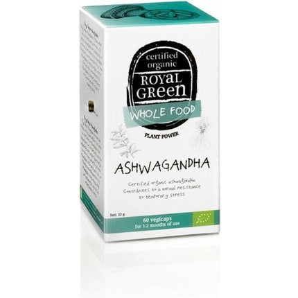 Royal Green Ashwagandha, 60 capsule vegetale, 22g