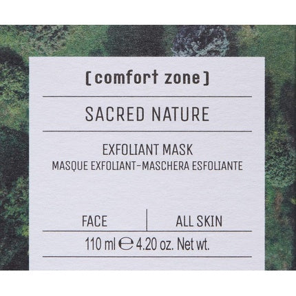 Mască Exfoliantă Sacred Nature - Comfort Zone, 290 g