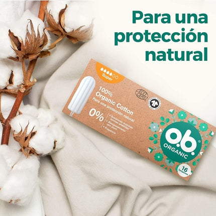 Tampon o.b. Organic Super, 16 bucăți