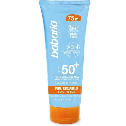 Fluid protectie solara, Babaria, Sensitive si Atopic F-50+, 75ml