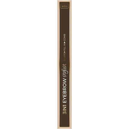 Creion sprancene, Wibo, 3-in-1, Dark No. 2