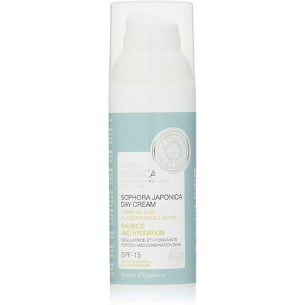 Cremă de zi, Natura Siberica, Sophora Japonica, ten gras și mixt, 50 ml