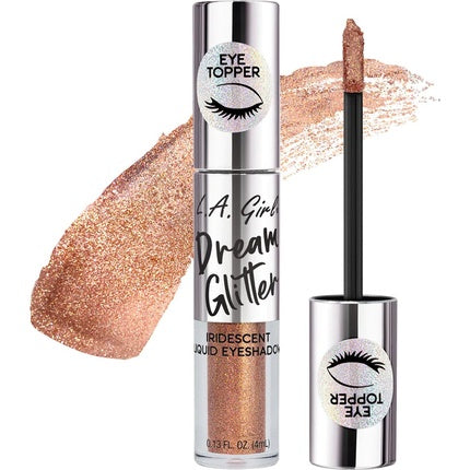 L.A. Girl Dream Glitter Liquid Eyeshadow, Rose Gold, 4 ml