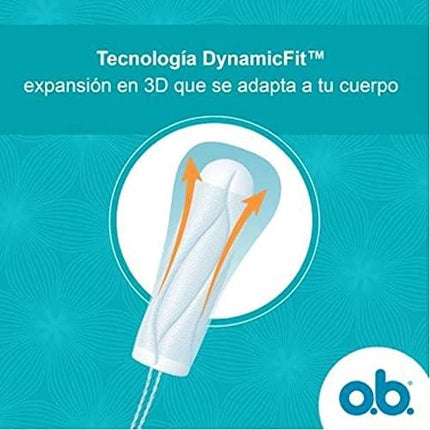 Tampon Super, O.B, 32 buc, albastru