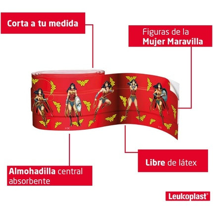 Leukoplast Kids Hero Edition, Bandaje adezive pentru copii, 6 cm x 1 m