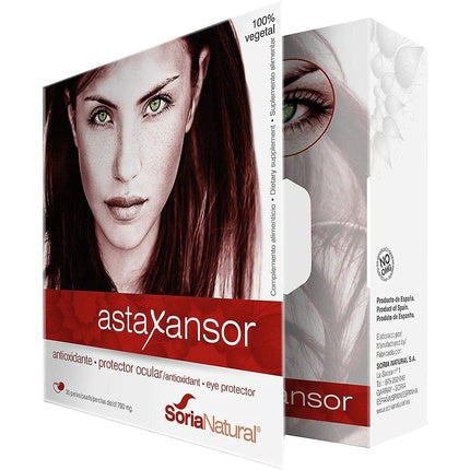 Supliment Soria Natural Astaxansor, 60g, vegetal