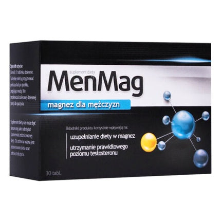 Supliment Dietetic MenMag cu Magneziu, 30 Tablete