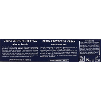 Cremă protecție ras, Prep, 75ml, galben-albastru