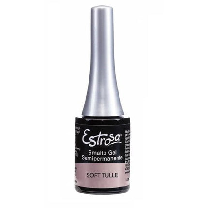 Smalta Gel Semipermanentă Estrosa, Soft Tulle, Culoare nude roz, Capacitate 100g