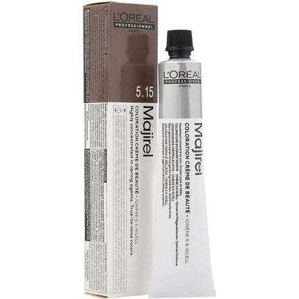 Vopsea de păr, L'Oréal Paris, Majirel No.5.15, castaniu mahon cenusiu