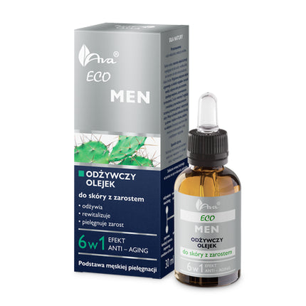 Ulei de față pentru bărbați, Ava, Eco Men, 30ml
