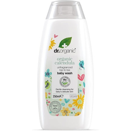 Gel de duș și șampon, Dr Organic, Calendula, 250ml