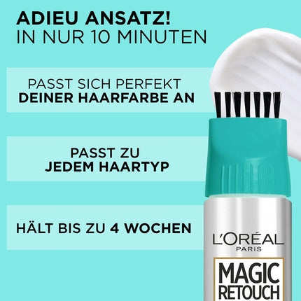 Spray de rădăcină pentru păr, L'Oréal Paris, Magic Retouch Light Brown, 90g