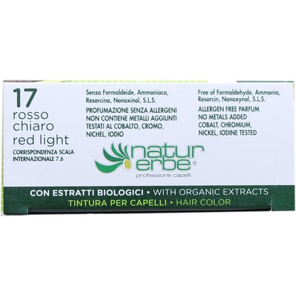 Vopsea păr, Naturerbe, Color Erbe, roșu deschis