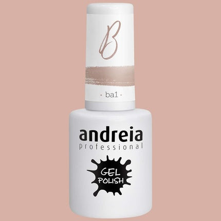 Andreia Semi-Permanent Nail Gel Polish, BA1 Pink Shades of Nude, 10.5ml