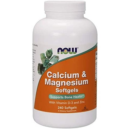 Supliment alimentar Now Foods Calcium & Magnesium Softgels, 240 buc