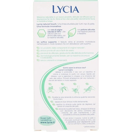 Benzi Depilatoare Față, Lycia, 20 buc, Verde