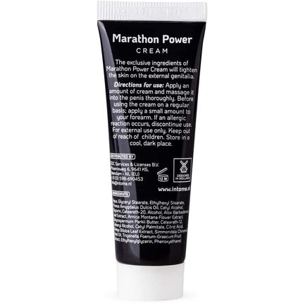 Cremă Întârziere, Intome, Marathon Power, albastru, 30ml