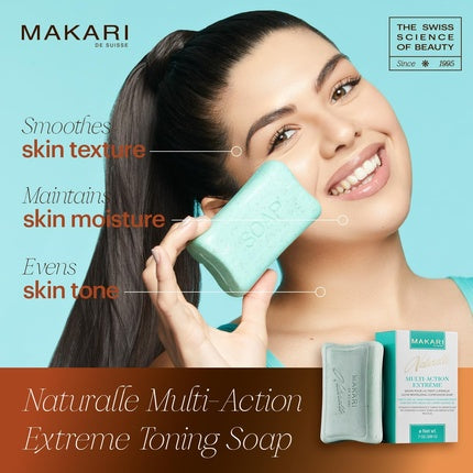 Săpun de corp Makari Naturalle Extreme Skin Lightening, 198 g, Exfoliant