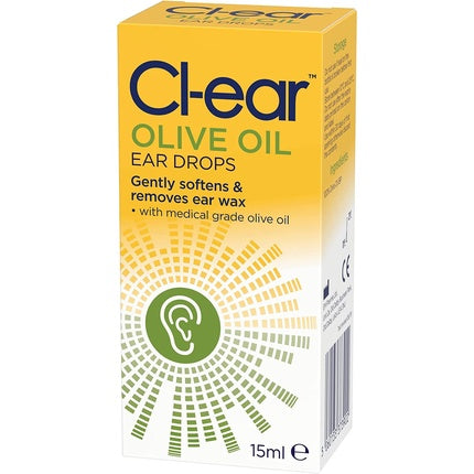 Picături urechi, Clear, ulei de măsline, 15ml