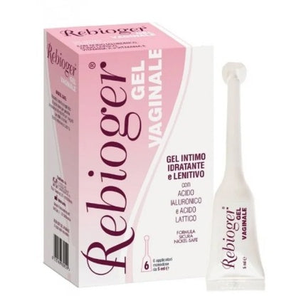 Gel Vaginal Rebioger, 6 Aplicatoare Single-Dose, 5ml