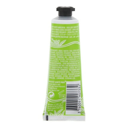 Cremă de mâini Institut Karite Paris Verbena și Shea, 30ml, verde