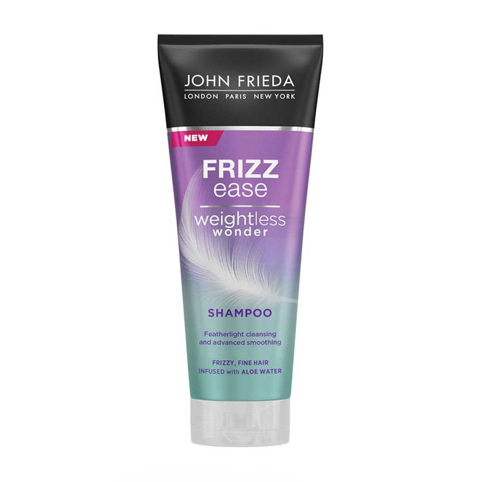 Șampon John Frieda Frizz Ease Weightless Wonder, anti-încâlcire, pentru păr fin și rebel, 250 ml, tester