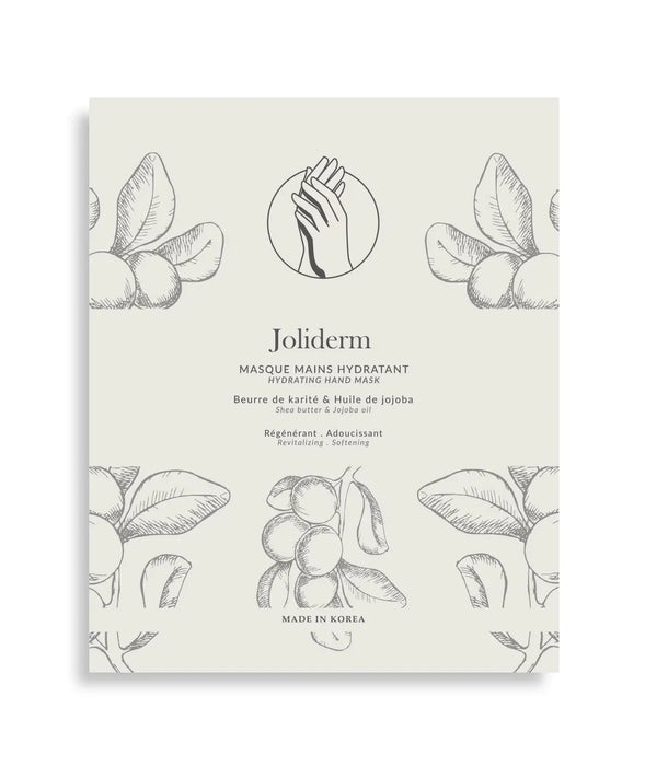 Set măști de mâini Joliderm, cu unt de shea, hidratante și emoliente, 2 buc