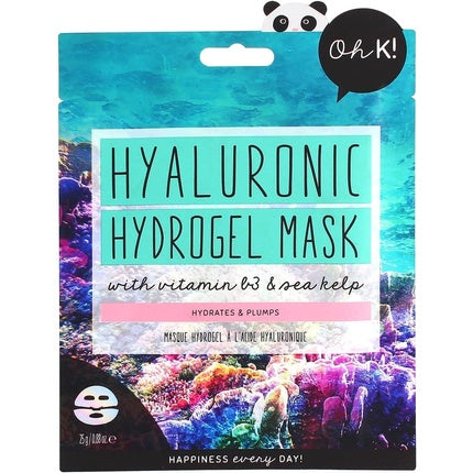 Masca Hidrogel Facială Oh K! cu Acid Hialuronic și Niacinamidă 46g