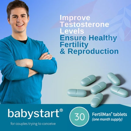Supliment alimentar Babystart Fertilman pentru fertilitatea bărbaților, blistere x30