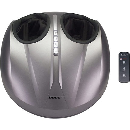 Masseur electric picioare, Beper, multifunctional, gri/negru