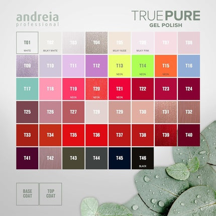 Lac Gel Andreia True Pure 21, vegan, 10.5ml