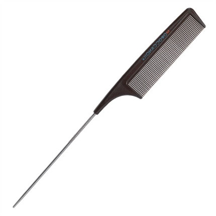 Pieptene cu mâner de ac, Moroccanoil, Carbon Needle Handle Comb 24 cm, negru