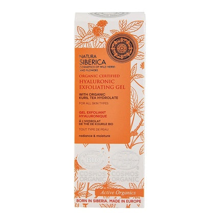 Gel peeling facial Natura Siberica, toate tipurile de ten, 75ml