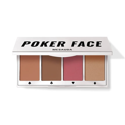 Mesauda Poker Face Palette Nr. 4 Dark, 20 g, argintiu
