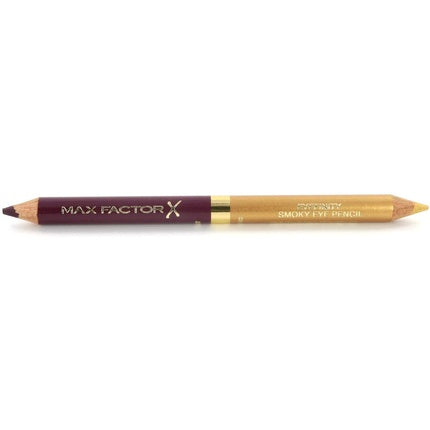 Max Factor Eyefinity Smoky Eye Pencil, Culoare Burgundă și Auriu, Greutate 35g