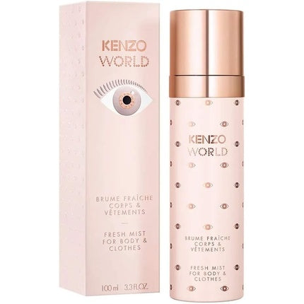Spray corp si haine, Kenzo World Fresh Mist, 100ml