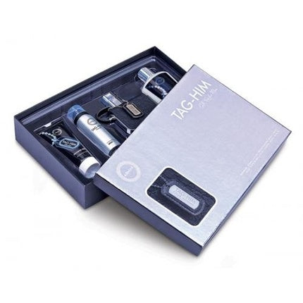 Set Parfum Armaf Tag Him, 4 piese, Eau de Toilette, Gel de Duș, Șampon, Deodorant, Cutie Argintie