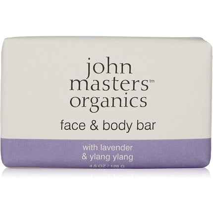 John Masters Organics Face & Body Bar, Lavender & Ylang Ylang, 128 g, săpun organic