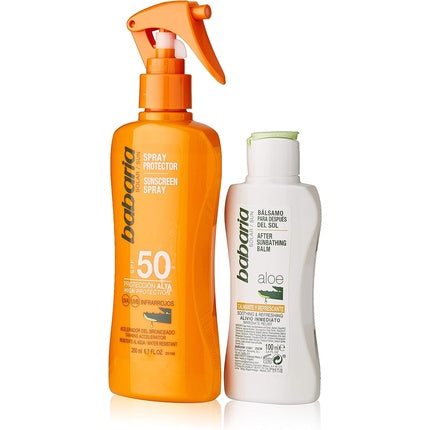 Spray protecție solară, Babaria Aloe F-50+, 300ml